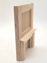 Load image into Gallery viewer, Dollhouse Miniature ~ 1:24 Scale, Un-Painted Wooden Mantle
