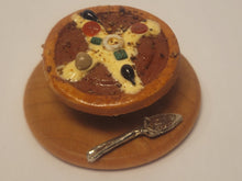 Load image into Gallery viewer, Pizza with Server on Wooden Board
