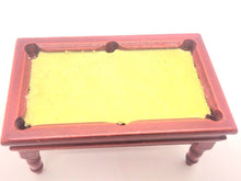 Load image into Gallery viewer, Dollhouse Miniature ~ 1:24 Scale, Pool Table w/ No Accessories
