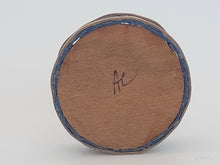 Load image into Gallery viewer, Al Chandronnait – Blue Woven Round Basket with Handle
