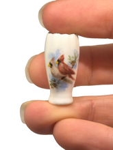 Load image into Gallery viewer, Niglo – Handpainted Birds on Vase with Golden Trim
