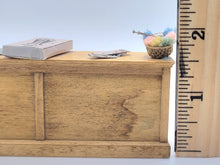 Load image into Gallery viewer, Wooden Table with Ladies Yarn and Boxes
