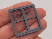 Load image into Gallery viewer, Dollhouse Miniature ~ ¼&quot; Scale, RGS Style Double Window #3728 by Grandt Line
