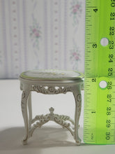 Load image into Gallery viewer, Hannison Formal 4 Piece Green &amp; White Hand Painted Living Room Couch , Chair, Coffee, Side Table Set
