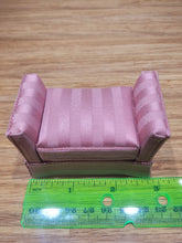 Load image into Gallery viewer, Pink Striped Side Chair with Arm Chair
