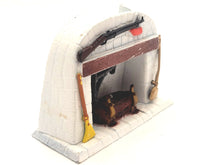Load image into Gallery viewer, Dollhouse Miniature ~ 1:24 Scale, Metal Decorated Mantle
