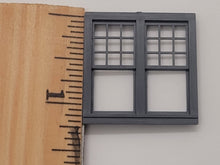 Load image into Gallery viewer, Dollhouse Miniature ~ ¼&quot; Scale, RGS Style Double Window #3728 by Grandt Line
