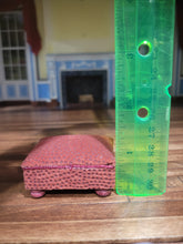 Load image into Gallery viewer, Artisan Red Arm Chair w/ Foot Stool
