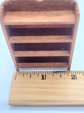 Load image into Gallery viewer, Dollhouse Miniature ~ 1:24 Scale, Wooden Bookshelf
