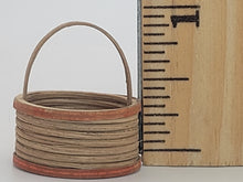 Load image into Gallery viewer, Al Chandronnait – Round Basket with Red Accents
