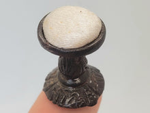 Load image into Gallery viewer, Dollhouse Miniature ~ Half Scale, Bespaq Mahogany Harp, Stool, and Sheet Music Stand
