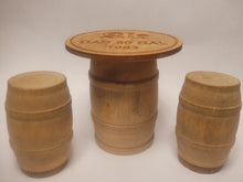 Load image into Gallery viewer, &#39;Ale&#39; Engraved Wooden Barrel and Seats
