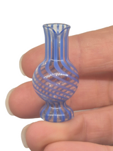 Load image into Gallery viewer, Blue Swirled Handblown Glass Pitcher - Made in Germany
