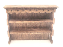 Load image into Gallery viewer, Dollhouse Miniature ~ 1:24 Scale, Wooden Kitchen or Decor Shelf
