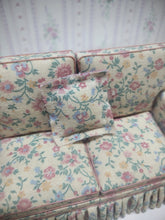 Load image into Gallery viewer, Faded Floral Sofa with 1 Pillow
