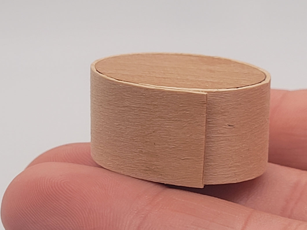 Al Chandronnait – Tall Oval Wooden Shaker Box - Doesn't Open