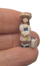 Load image into Gallery viewer, Ron Benson ‐ Porcelain School Girl Figurine with Luggage
