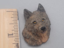 Load image into Gallery viewer, Resin Painted Wolf Head

