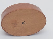 Load image into Gallery viewer, Al Chandronnait – Oval Tan Shaker Box with Removable Lid
