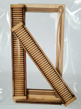 Load image into Gallery viewer, Wooden Window with Shutters
