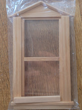 Load image into Gallery viewer, Dollhouse Miniature ~ 1:12 Scale, Discontinued Timberbrook Hooded Pediment Window
