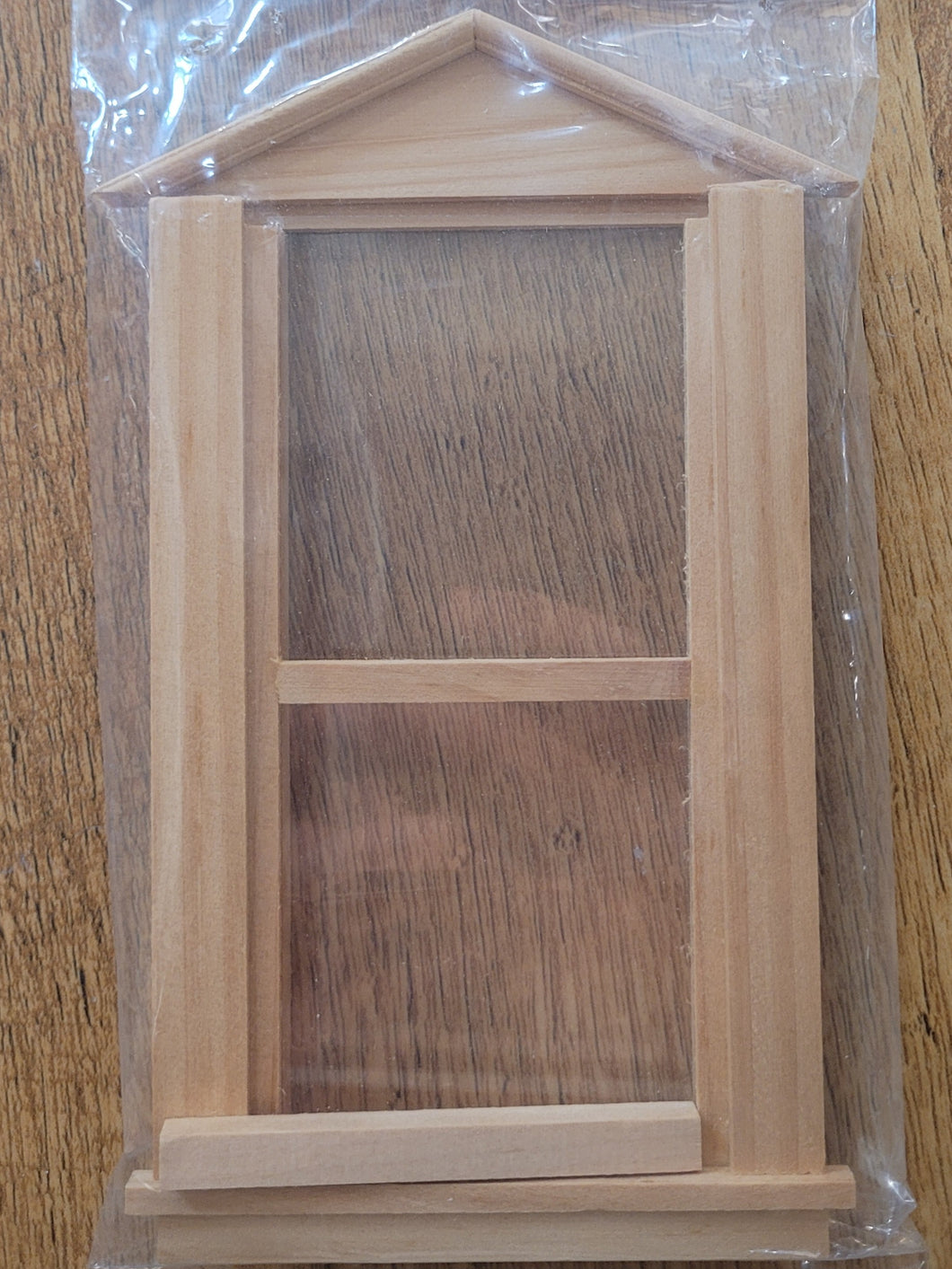 Dollhouse Miniature ~ 1:12 Scale, Discontinued Timberbrook Hooded Pediment Window