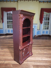 Load image into Gallery viewer, Bespaq Mahogany Oddities/Display Shelf w/ Functional Cabinet
