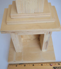 Load image into Gallery viewer, Handmade Unpainted Wooden Fireplace
