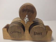Load image into Gallery viewer, Medium - Burgundy, Cabernet, Port Barrels on Wood Display
