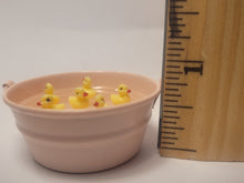 Load image into Gallery viewer, Ducklings in Pink Galvanized Bucket
