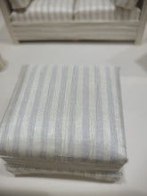 Load image into Gallery viewer, 4pc Striped Handmade Living Room Set w/ Couch, 2 Chairs, and Ottoman
