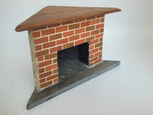 Load image into Gallery viewer, Handmade Corner Fireplace with Wooden Mantle
