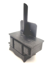 Load image into Gallery viewer, Dollhouse Miniature ~ 1:24 Scale, Hand Made Wood Burning Stove, Made From Wood
