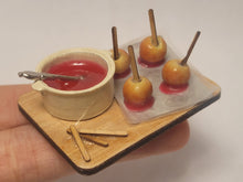 Load image into Gallery viewer, Candy Apples and Pot on Wooden Board
