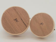 Load image into Gallery viewer, Al Chandronnait - 2 Piece Set Round Wooden Basket with Wire Handle
