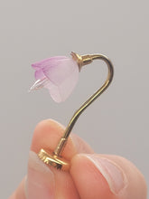 Load image into Gallery viewer, Dollhouse Miniature ~ Purple Flower Lamp
