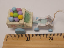 Load image into Gallery viewer, Easter Bunny Cart with Pastel Eggs
