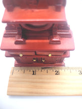 Load image into Gallery viewer, Dollhouse Miniature ~ 1:24 Scale, Elegant Cherry Cabinet with Oval Mirror

