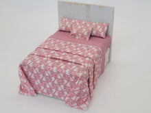 Load image into Gallery viewer, Handmade Wooden Pink Patterned Bed
