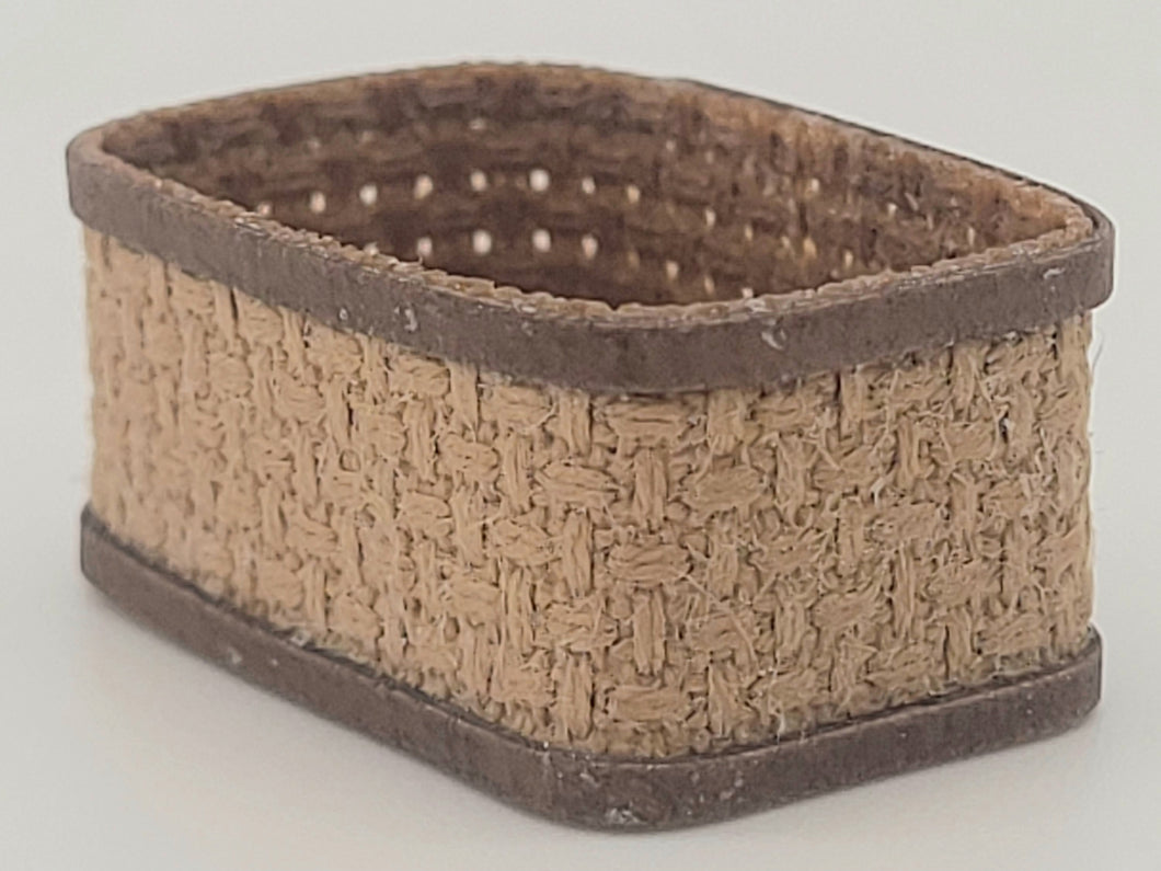 Al Chandronnait - Wooden Basket with Woven Fabric