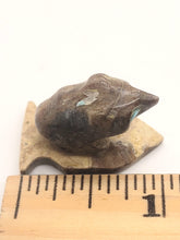 Load image into Gallery viewer, Zuni Fetish Carving Stone Animal on Arrowhead by Della Haloo

