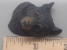 Load image into Gallery viewer, Resin Painted Black Bear Head
