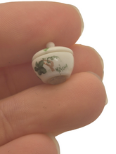 Load image into Gallery viewer, Lynn McVay – Porcelain Handmade and Handpainted Sugar Dish with Lid
