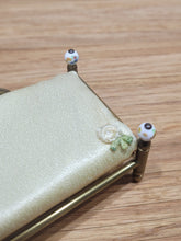 Load image into Gallery viewer, Gold Metal Bed with Round Pillow and Golden Mattress
