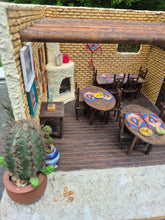 Load image into Gallery viewer, Abode Southwestern Roombox w/ Front Courtyard with Desert Plants
