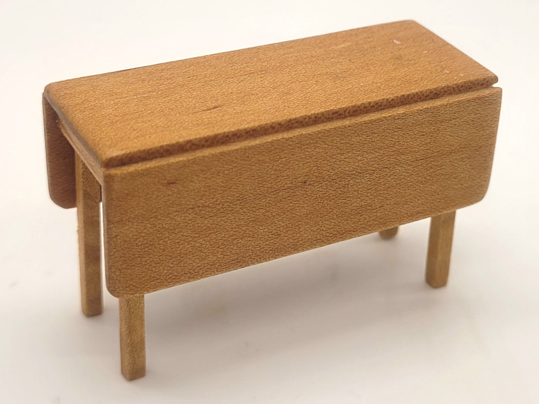 Dollhouse Miniature ~ 1:24 Scale, Drop-Leaf Table (Non-Moving)