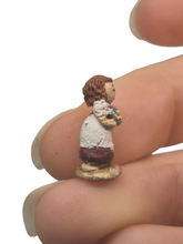 Load image into Gallery viewer, Resin Woman Holding Flower Bouqet - Signed PR
