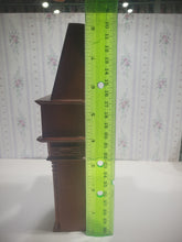 Load image into Gallery viewer, Tall Wooden Fireplace w/ Cabinets and Faux Marble
