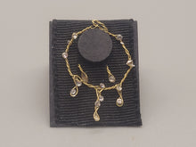 Load image into Gallery viewer, Jewel Necklace &amp; Earrings Set on Display
