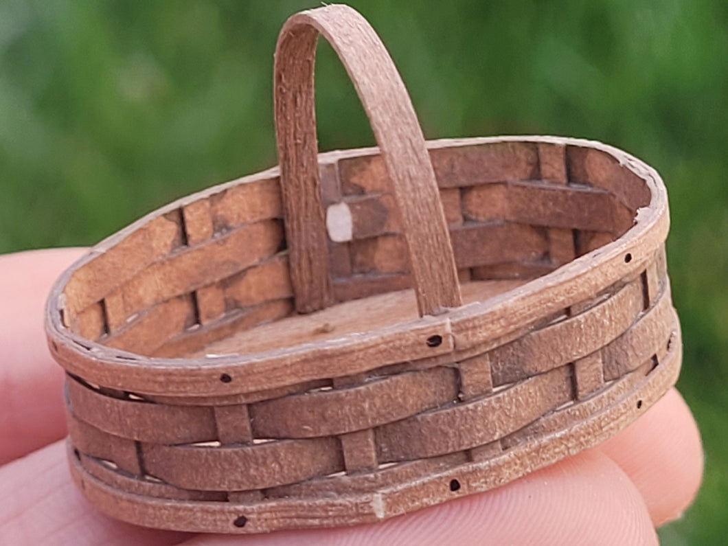 Al Chandronnait - Oval Woven Basket with Handle